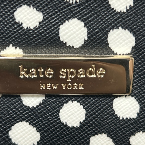 kate spade Black and White Dot Tote Approx. 16 x 9.5 x 5 - Picture 8 of 14